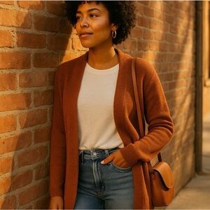 Madewell Women's Rust brown Cardigan